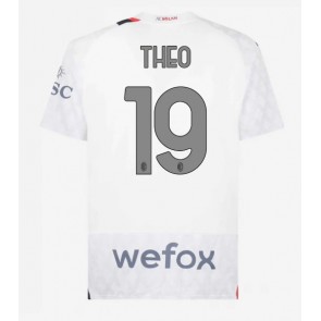 AC Milan Theo Hernandez #19 Replica Away Stadium Shirt 2023-24 Short Sleeve
